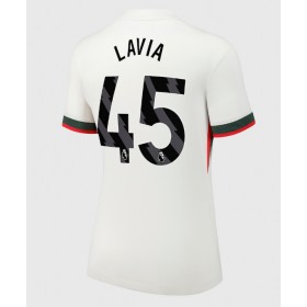 Chelsea Romeo Lavia #45 Borta Kläder Dam 2025-26 Kortärmad